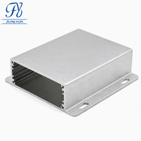 Boîtier en aluminium extrudé 84*24mm, profilé mince anodisé, pour PCB, électronique, instrument, boîte de contrôle, IP54, longueur personnalisée