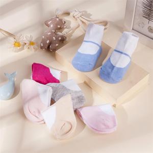Chaussettes pour nouveau-nés printemps 2026 pour bébé de 0 à <span class=keywords><strong>12</strong></span> <span class=keywords><strong>mois</strong></span>, chaussettes antidérapantes pour tout-petits, chaussures douces pour bébé, chaussettes blanches pour bébé - Product Image 2