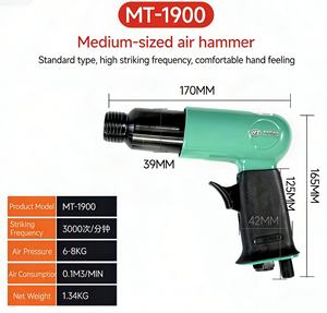 Martillo Neumático Industrial MAOTIAN MT-1900, 3500B/min, 300N/cm <span class=keywords><strong>de</strong></span> Fuerza <span class=keywords><strong>de</strong></span> Impacto, Herramienta <span class=keywords><strong>Neumática</strong></span> Potente OEM <span class=keywords><strong>para</strong></span> Eliminación <span class=keywords><strong>de</strong></span> Óxido y Soldadura - Product Image 2