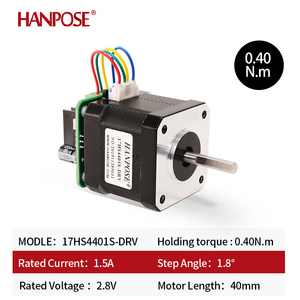 มอเตอร์สเต็ปเปอร์ Hanpose 42*42*40 มม. 1.5A 40N.CM 17HS4401S-DRV มอเตอร์สเต็ปเปอร์พร้อมไดรเวอร์สำหรับเครื่องพิมพ์ 3 มิติ ตัวควบคุมมอเตอร์สเต็ปเปอร์ - Product Image 2
