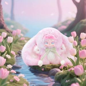 Figurines en gros 100% officielles 6 pièces/boîte FROZEN Série Secret Garden Figurines en vinyle et peluche Boîte mystère Jouet décoratif Figurines mignonnes - Product Image 6