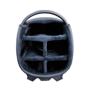 Bolsa de Golf de Lujo Acolchada con Diamantes, Impermeable, de Cuero PU Mate, con 5 Compartimentos y Cubierta para Lluvia - Product Image 6