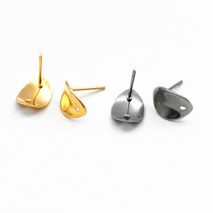 Nouveau acier inoxydable or plaque de Torsion Simple broche <span class=keywords><strong>à</strong></span> <span class=keywords><strong>souder</strong></span> boucles d'oreilles feuilles boucles d'oreilles polyvalentes résultats de bijoux <span class=keywords><strong>à</strong></span> bricoler soi-même - Product Image 3