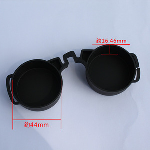 Eyepiece Cover Objective Lens Cover 50mm Rubber Protective Cap For Civilian Telescopes Scope Mounts Accessories - Product Image 3