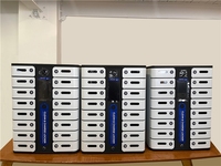 Estación de Carga Rápida para Teléfonos Móviles Y2Power MAX de 16 Compartimentos, Opcional con Soporte de Base Completa y Pantalla Superior