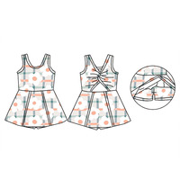 Maillot de bain sans manches d'été imprimé personnalisé de haute qualité pour les filles Vêtements de plage et de piscine pour petites filles Nouveaux vêtements pour enfants