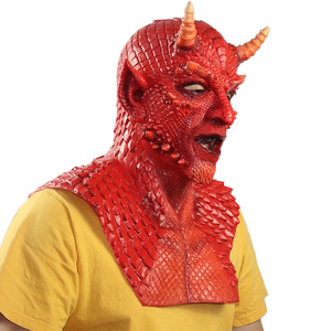 Máscara de Diablo para hombres y mujeres, mascarilla de látex Belial de juego Boss Of Lies, accesorios para disfraz de fiesta de Halloween - Product Image 3