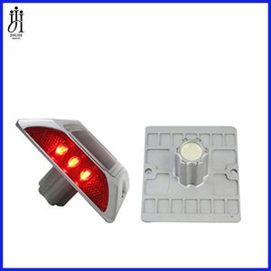 Luz de <span class=keywords><strong>Calle</strong></span> Solar de Acero IP68, Alta Intensidad, Reflectante Prismática, Montaje en Suelo, <span class=keywords><strong>Baliza</strong></span> de Tráfico, Luz Estroboscópica de Advertencia de Seguridad Vial - Product Image 4