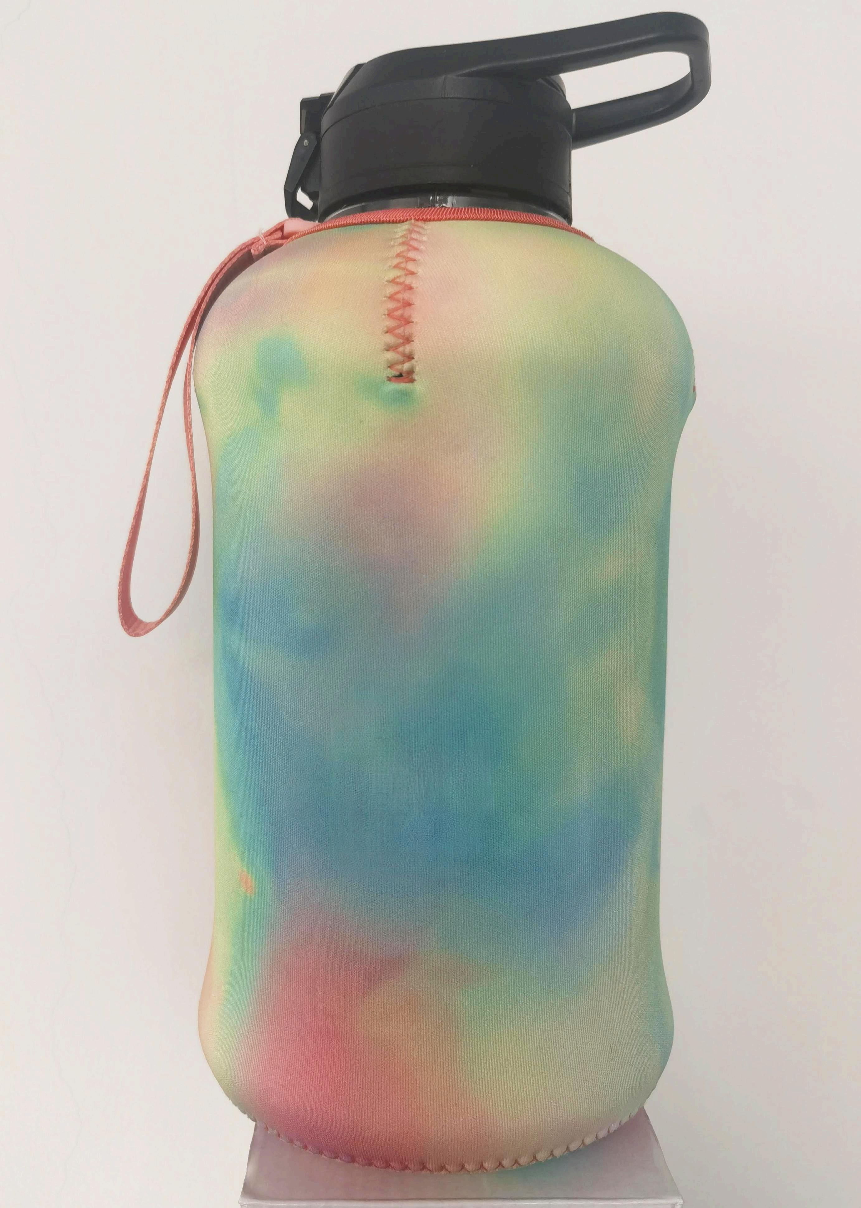 2l大水瓶73盎司半加仑运动水瓶大容量防漏带套筒容器 - buy water jug