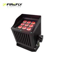 Projecteur LED extérieur étanche IP65 alimenté par batterie 9x18W RGBWA+UV sans fil DMX Uplight