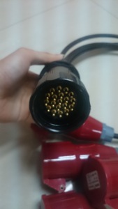 Tùy chỉnh 19-Core cáp điện với socapex để 4-way 16A <span class=keywords><strong>connector</strong></span> Outlet Breakout cụ thể loại sản phẩm-kết nối - Product Image 4