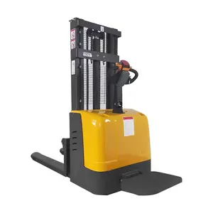 Su misura 1.5T/2 ton completamente elettrico stazione montato camion stacciatore completamente elettrico pallet stacker gru