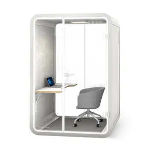 Offres Spéciales Personne Seule Insonorisé Stand Bureau Portable Bureau Dosettes Cabine Insonorisée