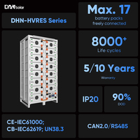 DAH Promotion OEM ODM DHN-HVRES16-G1 Batterie au lithium haute tension BESS à plus de 8000 cycles, mise à niveau OTA à distance, longue durée de vie, ESS