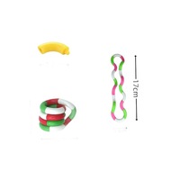 Bestseller - Jouet de jeu Twister uni - Nouveau modèle de système nerveux - 18 couleurs - Jouet sensoriel pour soulager l'anxiété des enfants