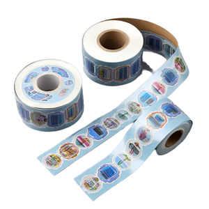 Tùy Chỉnh Bánh Thương Hiệu Logo Vòng Tròn Bao Bì Sticker In Ấn Tự Dính Vinyl Thực Phẩm Không Thấm Nước Vòng Niêm Phong Nhãn Dán Nhãn Cuộn - Product Image 2