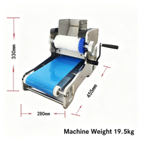 Petite machine manuelle commerciale multifonctionnelle pour la formation de gâteaux croustillants et la fabrication de biscuits en forme de dessins animés