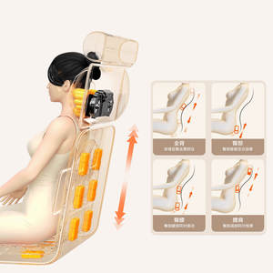 Grosir kasur pijat listrik Shiatsu, kasur pemanas seluruh tubuh, pemijat leher portabel, perawatan kesehatan untuk kepala pinggang - Product Image 6