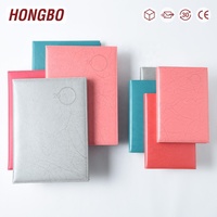 Carnet de notes de bureau HESHOU avec couverture en carton rigide spirale noir, gris, marron, bleu