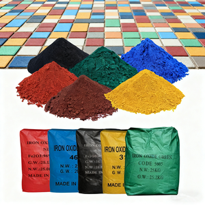 Sıcak satış renk toz pigmenti demir oksit kırmızı sarı siyah Pigment beton boya tuğla renklendirici - Product Image 1