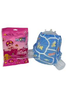 INSOFTB Échantillons Gratuits Couches de Bain Jetables en Tissu Non-Tissé Doux pour <span class=keywords><strong>Piscine</strong></span>, Nouveau Design Personnalisé, Panal Para Nadar - Product Image 4