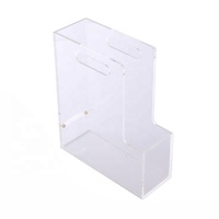 Organisateur de documents en plastique de haute qualité de luxe moderne Boîte de classement en acrylique Porte-revues