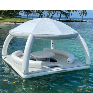 Di alta qualità Yacht Dock per il tempo libero isola di pesca gonfiabile piattaforma di nuoto acqua galleggiante piattaforma per il <span class=keywords><strong>mare</strong></span> - Product Image 1