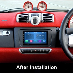 Autoradio Android 10 7 pouces 2din DVD 1024x600 Navigation GPS BT USB 2 Din Universel pour Nissan VW Toyota <span class=keywords><strong>Peugeot</strong></span> Player - Product Image 2