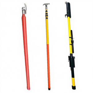 1m-12m High Voltage Fiberglass Telescopic Hot Stick - Product Image 1