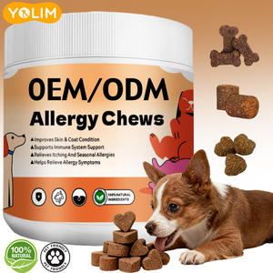 Eigenmarke Willkommen mit Omega 3 Saisonale Allergie-Linderung Kausnacks für Alle Rassen Haustier-Gesundheitspflege & Nahrungsergänzungsmittel - Product Image 1