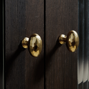 Handmade Hammer French European Pigeon Egg Brass Handle Gold Modern Simple <strong>Bedroom</strong> &amp; Kitchen Wardrobe <strong>Door</strong> Drawer Cabinet - Product Image 5