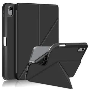NET-CASE Tablet, sarung pelindung kulit dudukan untuk iPad generasi ke-10 10.9 inci 2022 kasar