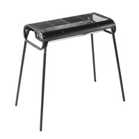 Barbecue portable en acier inoxydable, petit barbecue pliable pour la cuisson de la viande en plein air