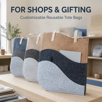 Sac fourre-tout réutilisable avec motif ondulé et design color block, avec bandoulière, vente en gros pour usage quotidien en extérieur