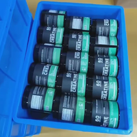 Creatina Monohidrato en Polvo de Grado Alimenticio 99% Ultra Pura, 80/200 Mesh, Personalizable, Frasco de 300g, Pre-Entrenamiento, Nutrición Deportiva, Suministro a Granel OEM