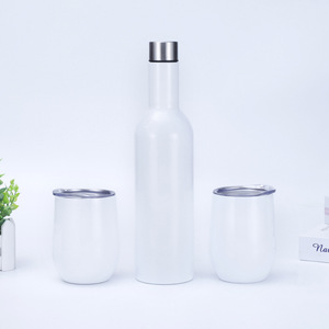 2023 Wholesale Top Selling Products Promotional Vacuum Insulated Wine <b>Bottle</b> Tall Flasks With Lid - Product Image 2