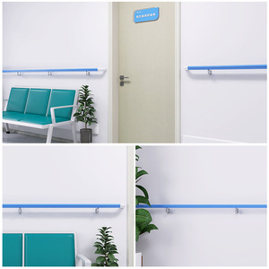 Barandilla de Protección Anticolisión Hengsheng HS 639C de 4m, Barandilla de Seguridad para Pasillos de Hospital con Soporte de Acero Inoxidable - Product Image 5