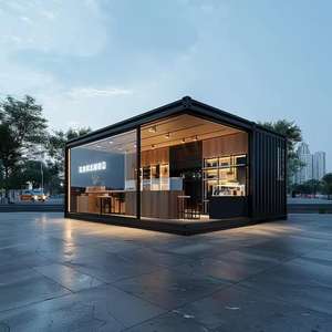 Cochera Metálica con Puerta Corredera de Color Personalizado, Diseño Moderno, Estilo Australiano, para Hogar, Oficina, Campamento, Cafetería, Tienda - Product Image 4