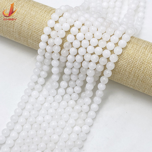 <strong>White</strong> <strong>Jade</strong> China Wholesale Gemsctine Semi Finished Other Round Natural <strong>Stone</strong> and Crystal Craft Loose Bead for Jewelry Making - Product Image 5