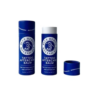 Emballage écologique économique pour baume corporel, tube en papier recyclable, emballage cosmétique artisanal en forme de cylindre. - Product Image 1