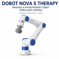 Bras robotisé de massage Nova 5 à 6 axes, moteur de physiothérapie Cobot, 5 kg, sécurité collaborative, capteurs de sécurité, aluminium, acier inoxydable