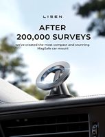 LISEN 2026 Nuevo Soporte Magnético para Teléfono de Coche, Fácil de Usar con un Toque, 360° °   Soporte Giratorio para Tablero de Instrumentos para iPhone y Android
