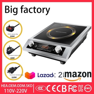 3500W แบบเหนี่ยวนำสูงแบบพกพาสำหรับครัวเรือนพื้นผิวเว้าควบคุมแบบสัมผัสการออกแบบแก๊สในตัวสำหรับห้องครัว - Product Image 6