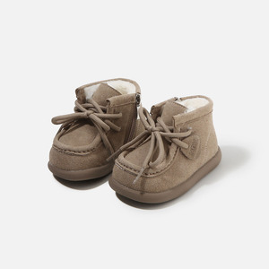 أحذية أنيقة متعددة الاستخدامات للفتيات، إصدار جديد لخريف وشتاء، أحذية أميرات كورية بنعل ناعم مضاد للانزلاق مصنوعة من القطن - Product Image 1