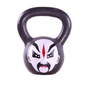 Kettlebell-pintura de hierro fundido personalizada para <span class=keywords><strong>entrenamiento</strong></span> de fuerza, kettlebell negro para gimnasio, competición, en venta - Product Image 3