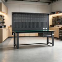 Banc de travail en acier laminé à froid Tanyan, capacité de charge de 1000 kg, revêtement en poudre électrostatique, dimensions personnalisables, style industriel moderne