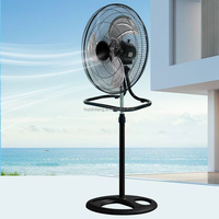 Ventilateur électrique d'extérieur de 18 pouces, ventilateur sur pied 3-en-1 avec 3 vitesses et jet d'air longue portée, fabricant