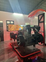 Simulador de Carreras VR F1 Dinámico de 4 Ejes y 4DOF con Fuerza G, Máquina de Juego de Conducción Inmersiva con Triple Pantalla para Parques Deportivos y de Aventuras