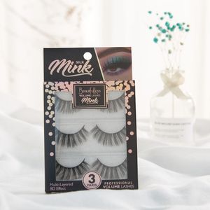 Bellissime Ciglia <span class=keywords><strong>Kiss</strong></span>, 3 Paia di Ciglia Finte a Striscia Intera, Etichetta Privata, Soffici, in Fibra Sintetica Vegana, 3D, 15mm 18mm, Ciglia di Lusso - Product Image 4
