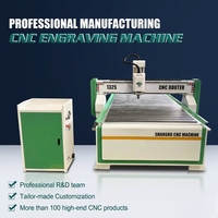 Routeur CNC pour le bois 1325 avec moteur servo, contrôle PLC Syntec, machine de découpe et de gravure de haute précision pour le travail du bois